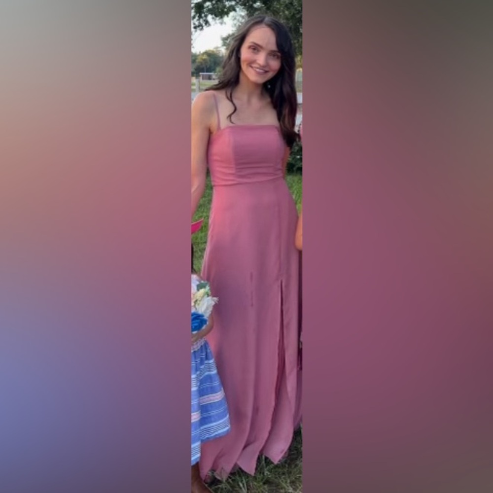 Birdy Grey Chris Convertible dress- chiffon mulberry ALTERED XS
